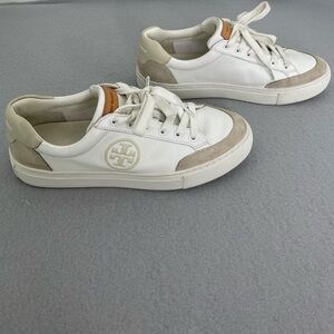Tory Burch leather tennis shoe - size 7 1/2M